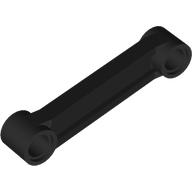 Lego Technic Link 1 x 6 x 2 Angled, Bent, Double / Black