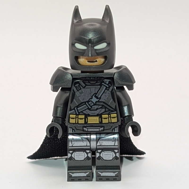 Lego Batman, Pearl Titanium Suit, Black Cape (Synderverse)
