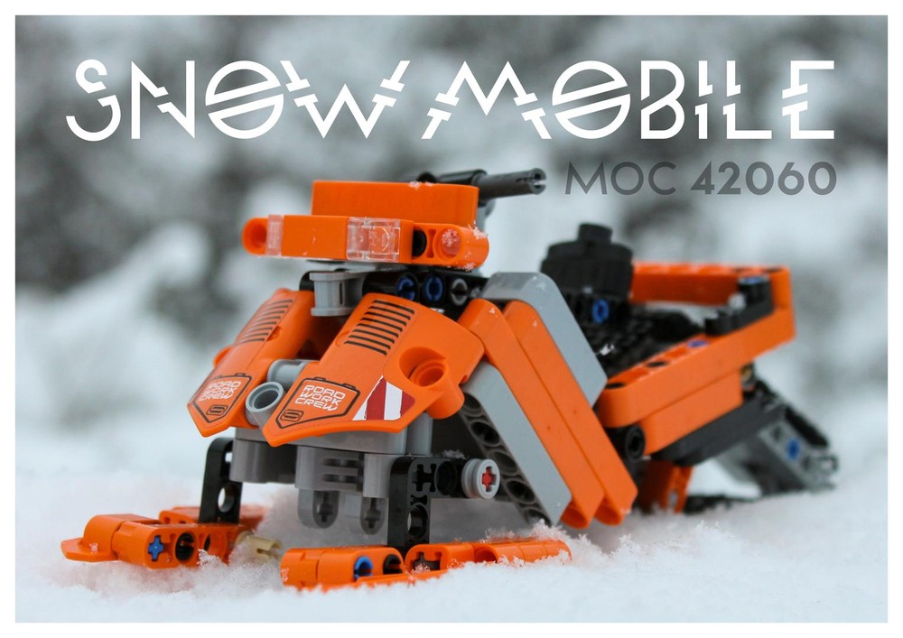 Lego Snowmobile - 42060 Alternate Build