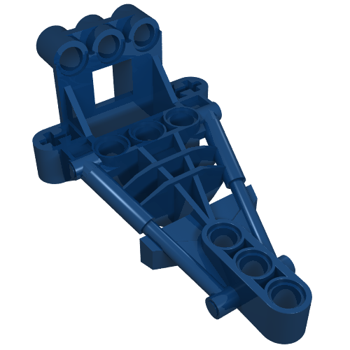 Lego Large Figure Skeletal, Torso (Toa Hordika) / Dark Blue