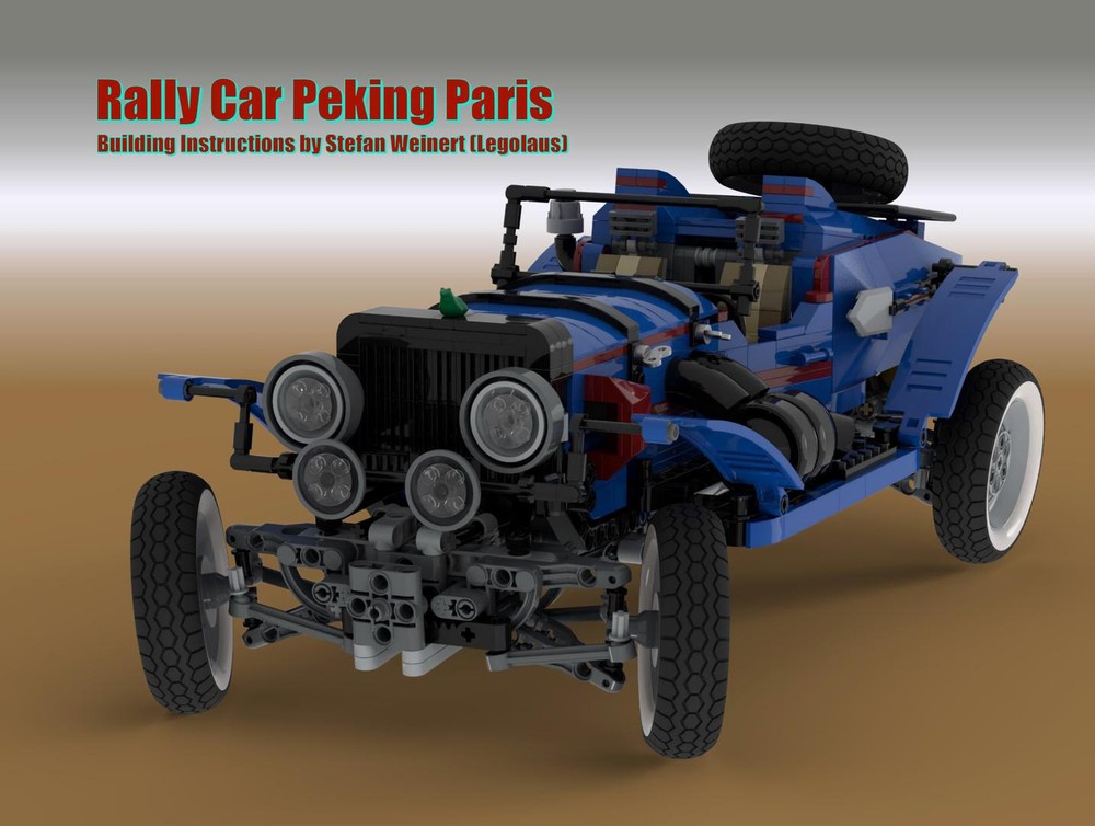 Lego Rally Car Peking Paris (Display Version)