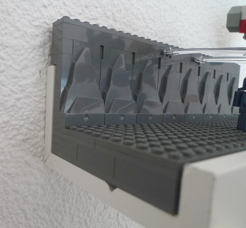 Lego MOSSLANDA stand with textured backwall #3 (115cm)
