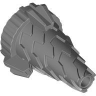 Lego Cone Jagged, Drill Tip / Flat Silver