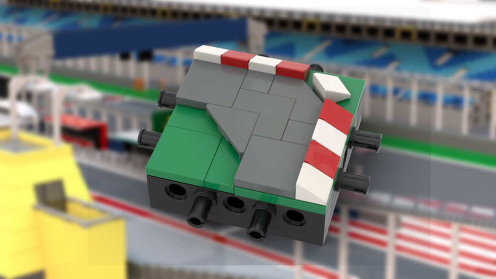 Lego Modular Midi Race Track Turn