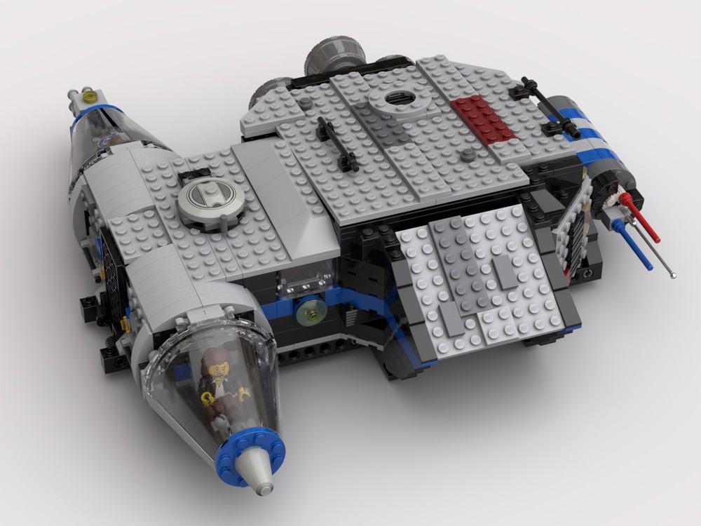 Lego Star Wars style space ship