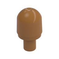 Lego Light Cover 1 x 1 Round with Internal Bar / Bionicle Barraki Eye / Medium Nougat