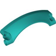 Lego Technic Panel Car Mudguard Arched 9 x 2 x 3, Arched Top #42 / Dark Turquoise