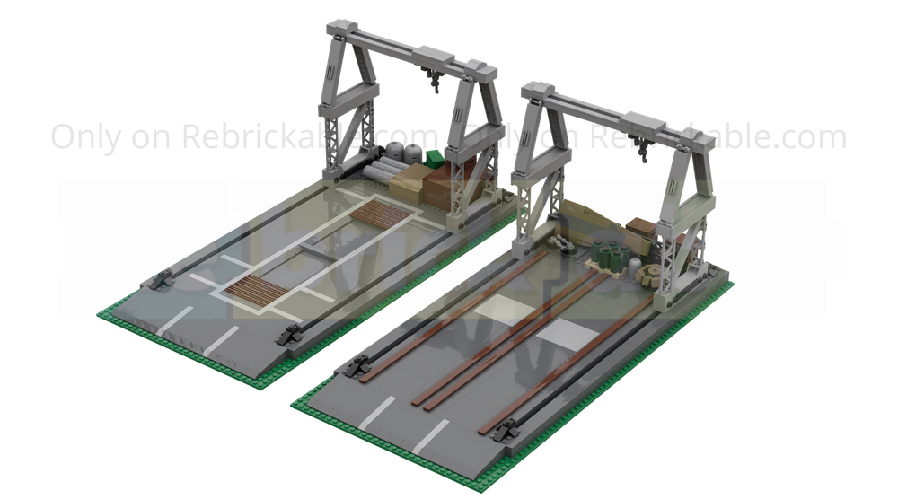 Lego Foxhole – Large Assembly Stations (Aircraft & Ground)