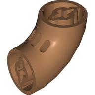 Lego Brick Round 2 x 2 D. Tube with 90° Elbow and Axle Holes (Crossholes) at Each End