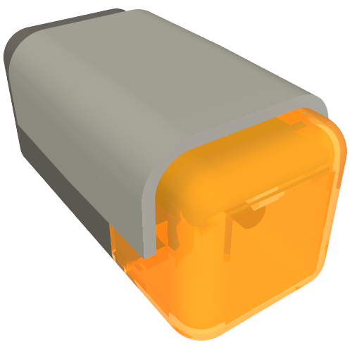 Lego Sensor, RF ID / Light Bluish Gray