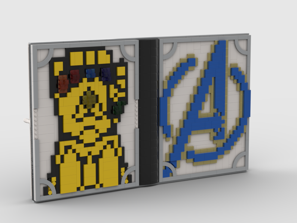 Lego Avengers Minifig Book