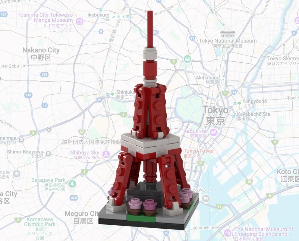 Lego Improved Toyko Tower