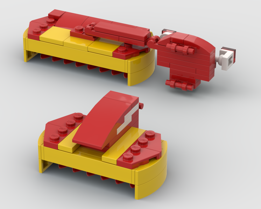 Lego Pottinger NOVACAT 302 + Alpha Motion -mower