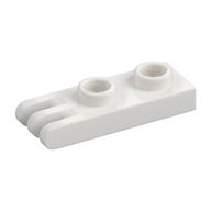 Lego Hinge Plate 1 x 2 with 3 Fingers [Hollow Studs] / White