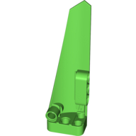 Lego Technic Panel Fairing #6 Long Smooth, Side B / Bright Green