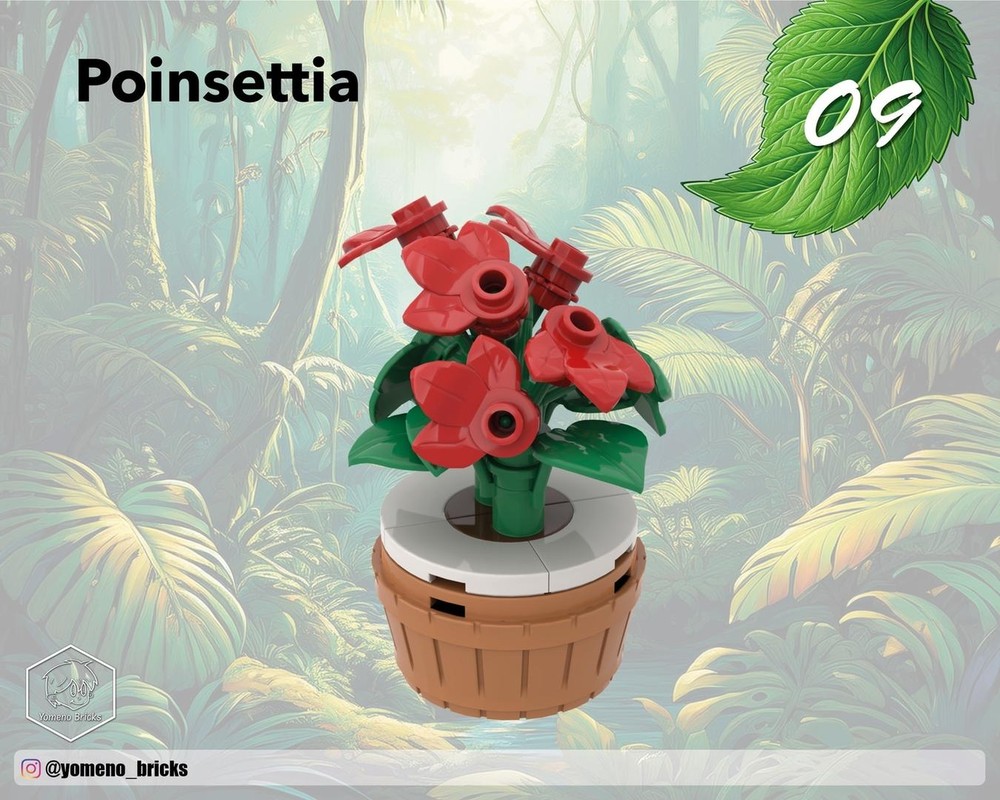 Lego Poinsettia