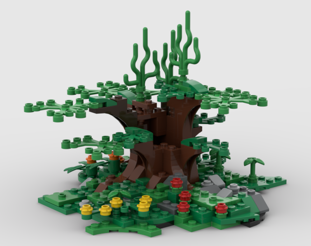 Lego Gnarly tree
