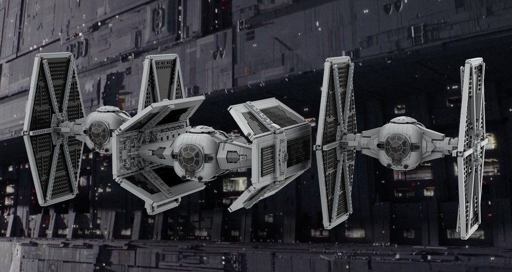 Lego SW The Death Star Trench BUNDLE Vader TIE Advаnced and Fighters