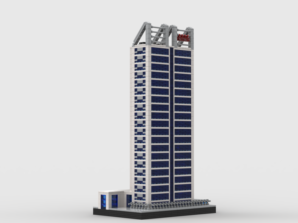 Lego Brookfield Place Perth at 1/650th Scale