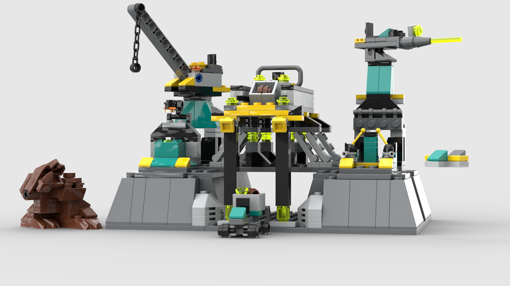 Lego Mini Rock Raiders - Rock Raiders HQ