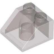 Lego Brick Sloped 45° 2 x 2 / Trans-Brown