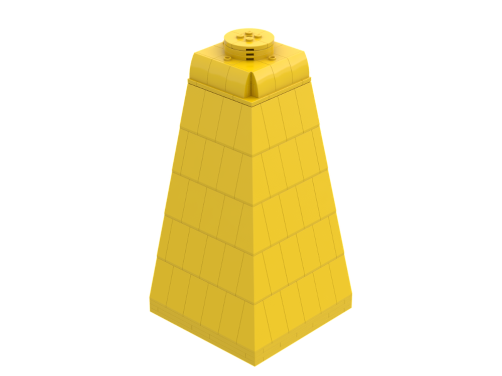 Lego Upscaled Slope double convex part 3685