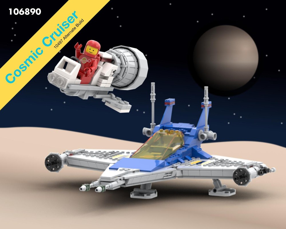 Lego Cosmic Cruiser (10497 Alt Build)