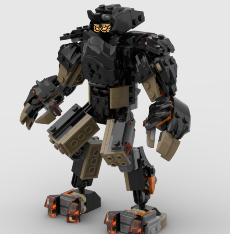 Lego Ninjago Cole's Earth Golem / Alternative Build 71854 (Season 1)
