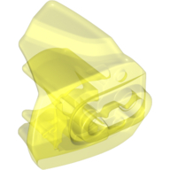 Lego Large Figure Limb Cover, Size 3, Armor with Ball Joint Socket / Trans-Neon Green