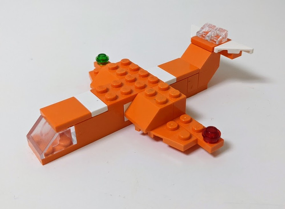 Lego Orange Airplane