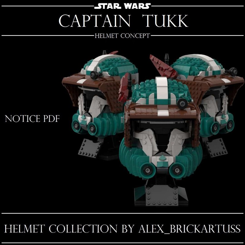 Lego Helmet Captain Tukk Tales