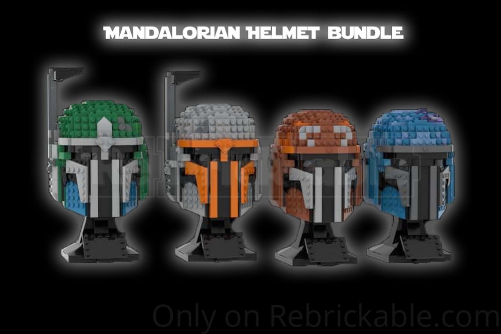 Lego 75267 Mandalorian Helmet Bundle
