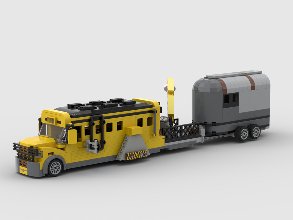Lego School Bus Truck Caravan