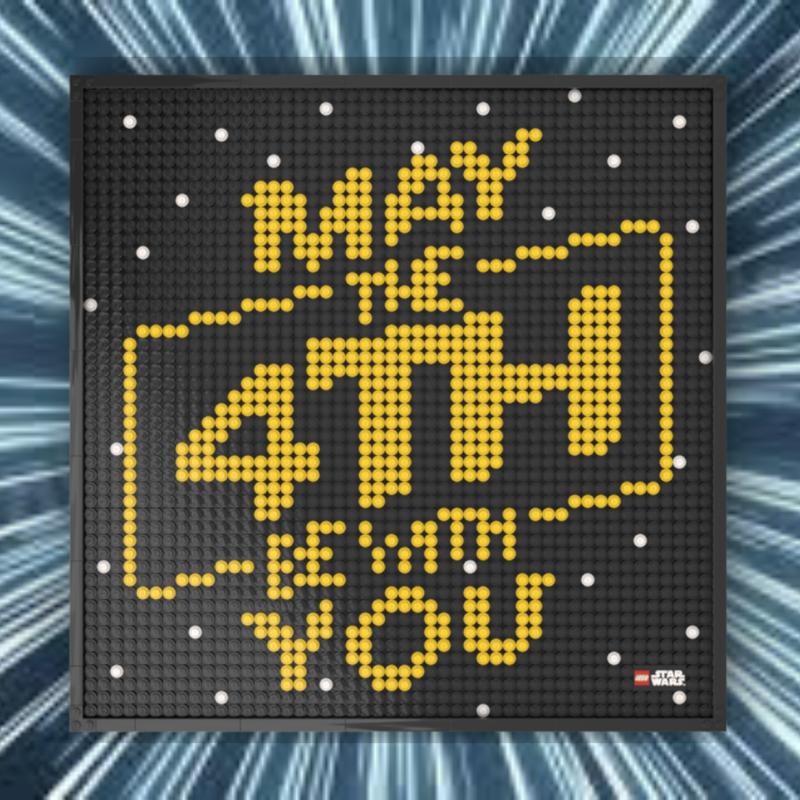 Lego Star Wars Art - May The 4th Be With You