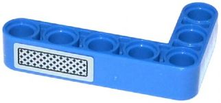 Lego Technic, Liftarm, Modified Bent Thick L-Shape 3 x 5 with Grille Pattern (Sticker) - Set 42023