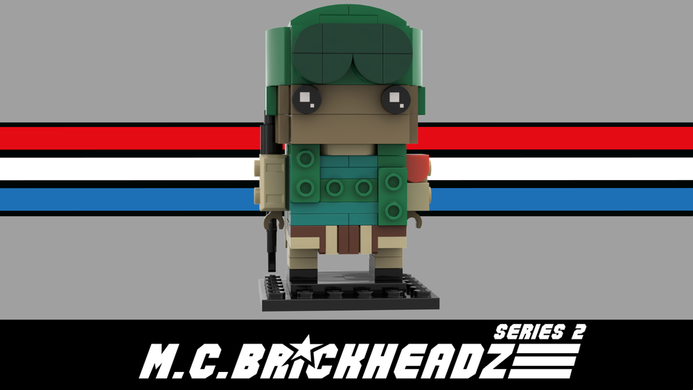 Lego Airborne (1983) - M.C.Brickheadz series 2