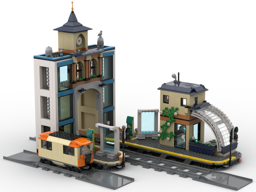 Lego Central Train Station MOC
