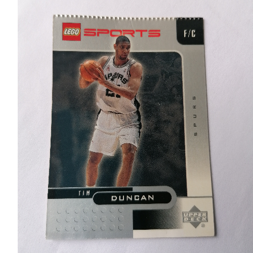 Lego Trading Card, NBA: Tim Duncan, San Antonio Spurs #21