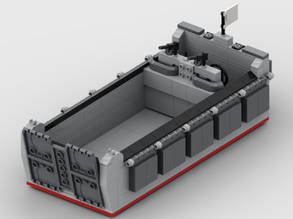 Lego (x) - Landing barge - Barge de debarquement