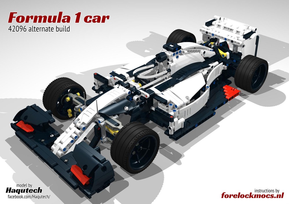 Lego 42096 alternate - F1 Car