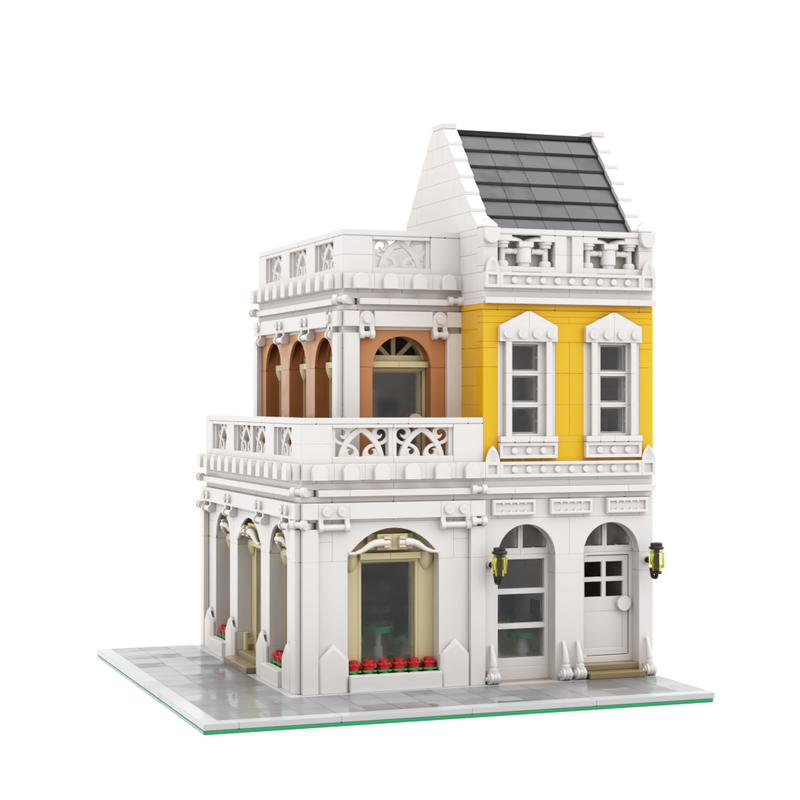 Lego Dentist and Coffee Shop Modular Buildings