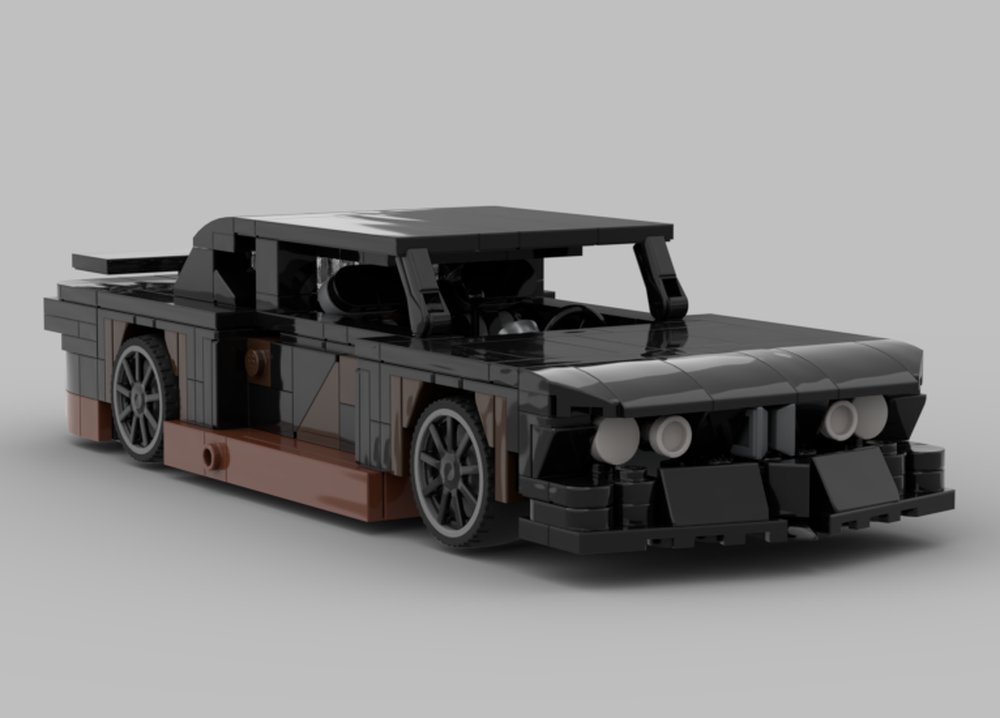 Lego BMW E28 rusty slammington