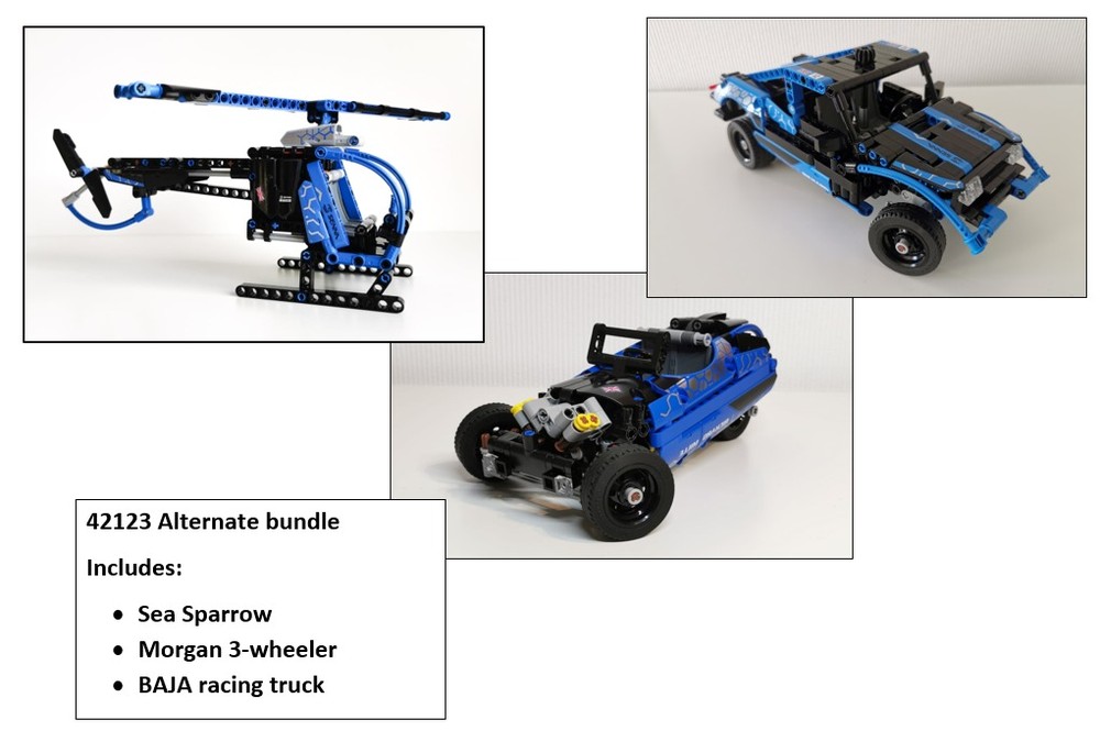 Lego 42123 Alternate Bundle