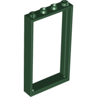 Lego Door Frame 1 x 4 x 6 Type 2 / Dark Green