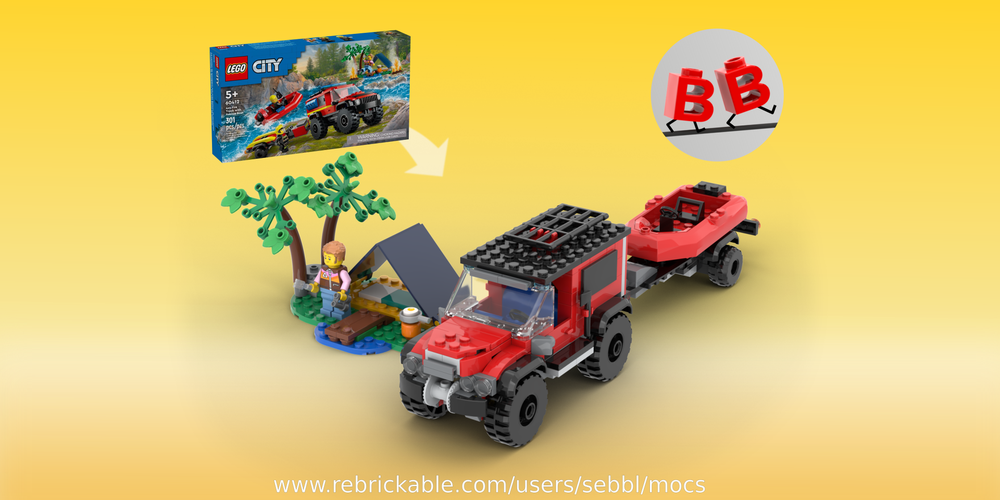 Lego 60412: Recreational off-road Truck with two Seats and Winch
