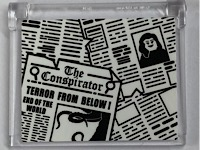 Lego Glass for Window 1 x 4 x 3 - Opening with Newspaper 'The Conspirator' Pattern (Sticker) - Set 21310