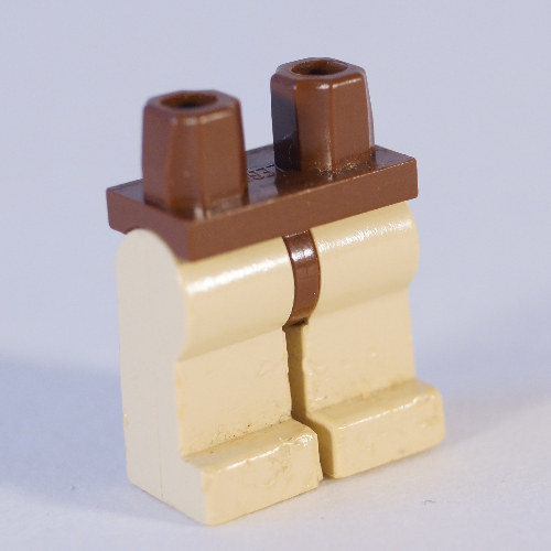Lego Hips and Tan Legs / Brown