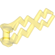 Lego Wave / Lightning Angular, Double / Trans-Yellow