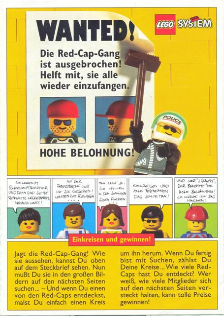 Lego 1993 Medium German - (Red-Cap-Gang Competition)