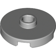 Lego Plate Special Round 2 x 2 with Center Stud (Jumper Plate) / Light Bluish Gray